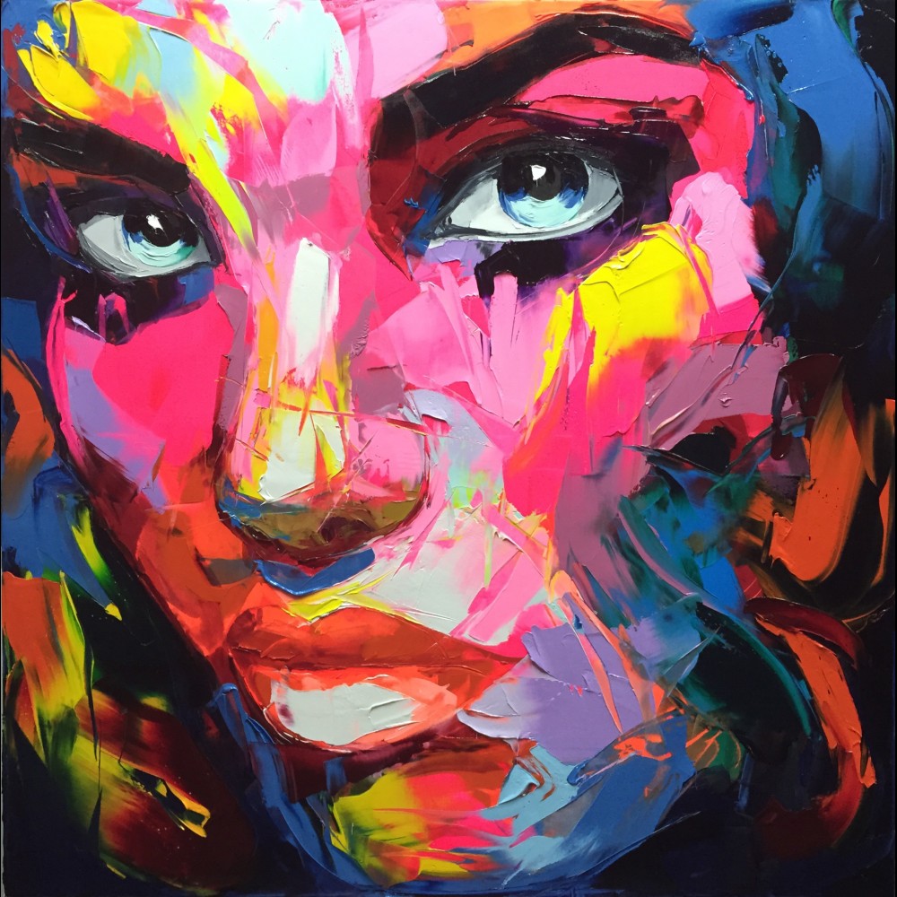 Francoise Nielly Portrait Palette Painting Expression Face008